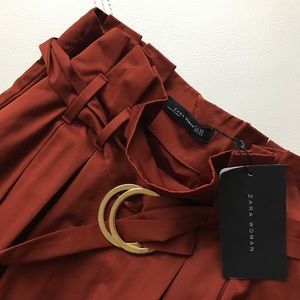 NWT Zara belted maxi skirt XS